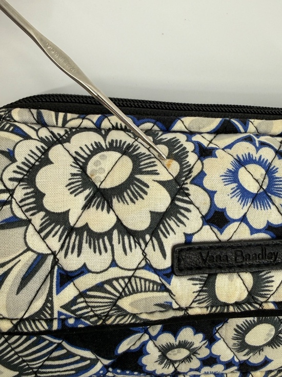 Vera Bradley Midnight Blues Campus Backpack & Crossbody Wallet School Set 2pc